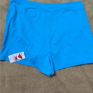 Lands' End Never Worn Swim Shorts- Blue - Size 16